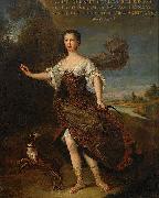 unknow artist Posthumous portrait of Louise elisabeth de Bourbon Spain oil painting artist